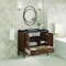 James Martin Vanities 36'' Vanity, Mid Century Walnut w/ 3 CM Charcoal Soapstone Quartz Top 485-V36-WLT-3CSP - alternate 4